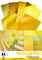 Buttercup Bliss Glamstock™ – Premium Yellow Cardstock Book featuring Pearlescent, Satin, Foil & Glitter Papers, 48 Pages, A4 Size, for Scrapbooking, Crafts & Invitations